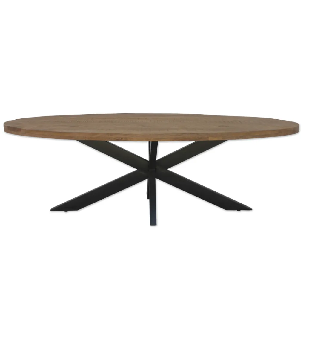 LF-Design Stół owalny OVAL 240 cm drewno mango