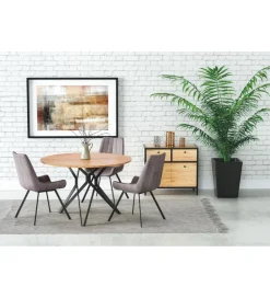 Halmar Stół PIXEL II 120 cm w kolorze dąb złoty