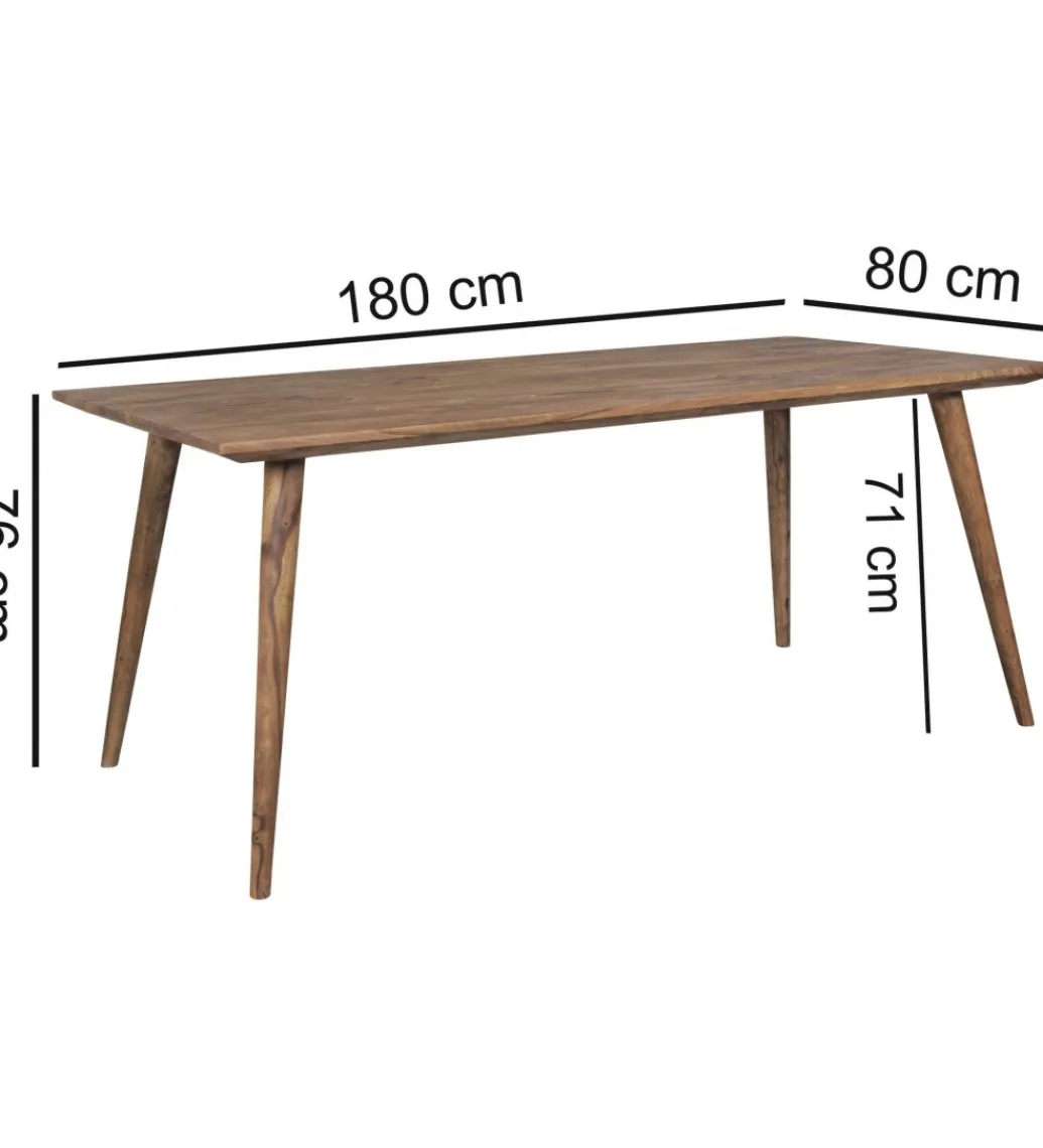 WOHNLING, GERMANY Stół REPA 180 cm drewno shesham