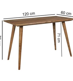 WOHNLING, GERMANY Stół REPA 120 cm drewno shesham