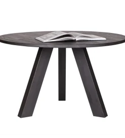 WOOOD Stół RHONDA 129 cm czarny