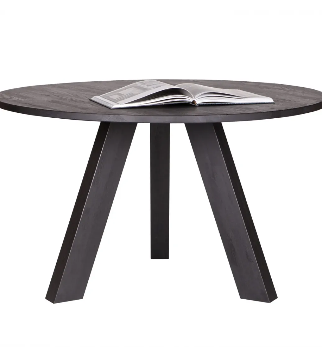 WOOOD Stół RHONDA 129 cm czarny
