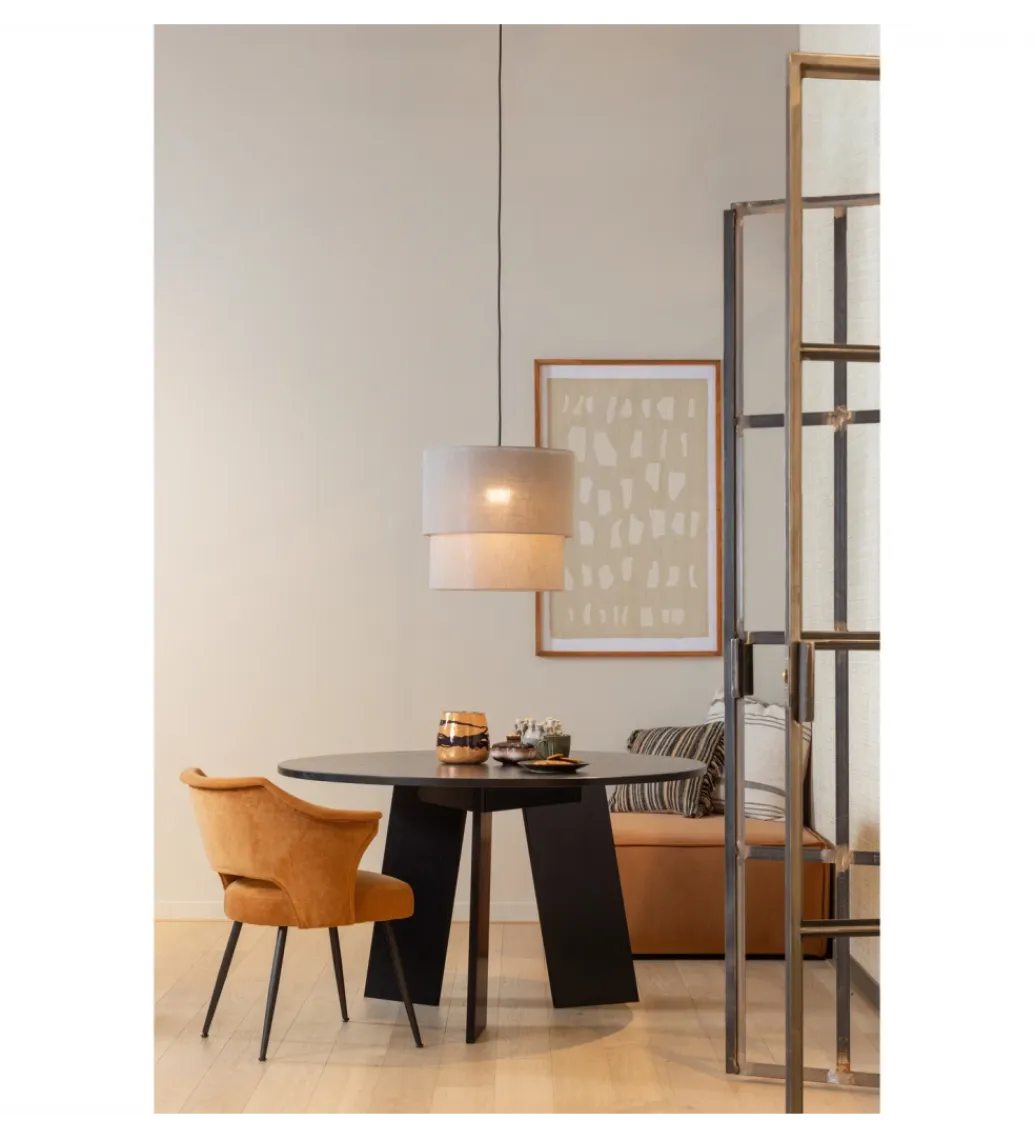 WOOOD Stół RHONDA 129 cm czarny
