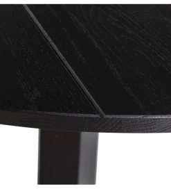 WOOOD Stół RHONDA 129 cm czarny