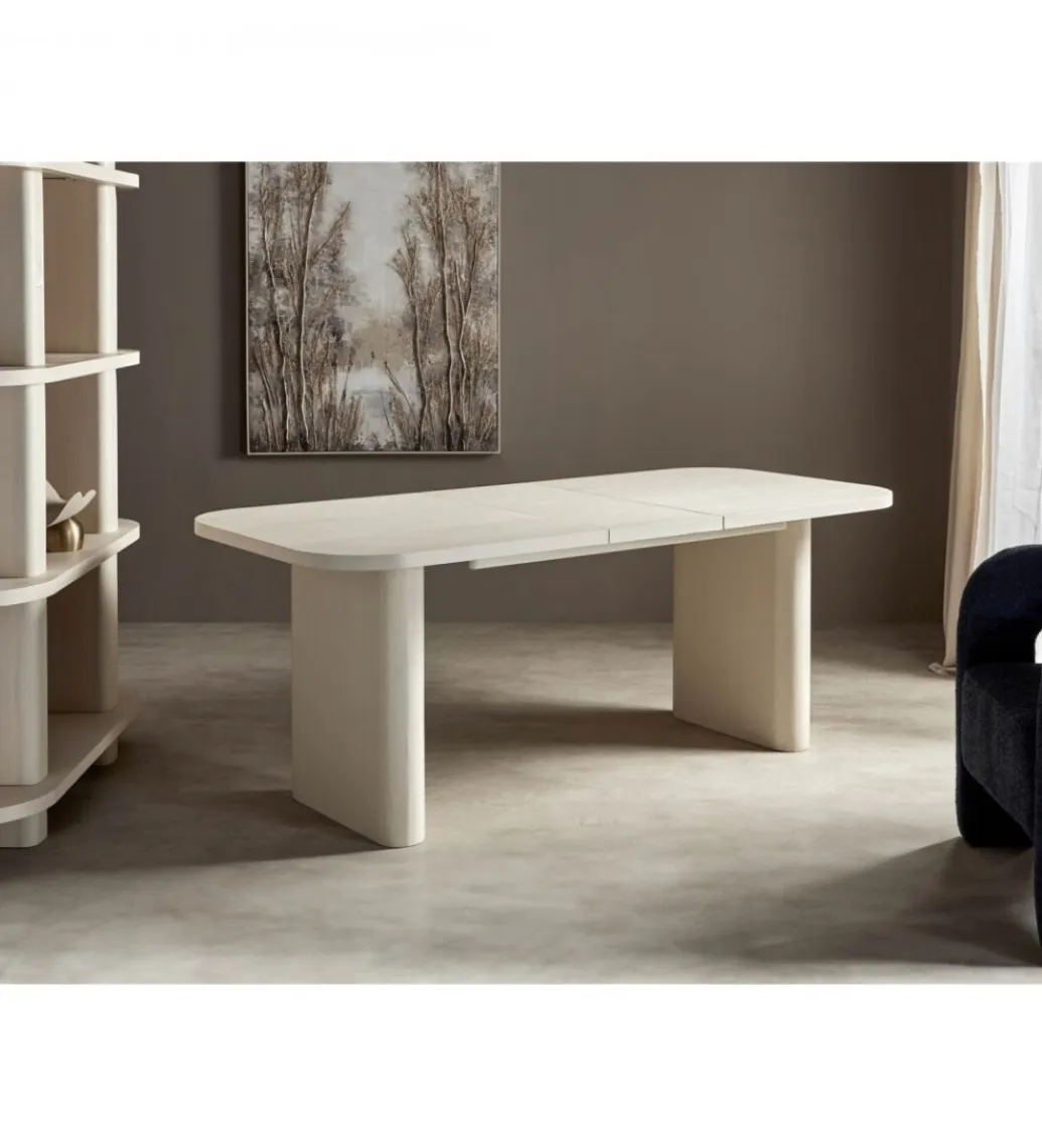 Imeri Stół rozkładany Ares 160/200 cm drewno mango