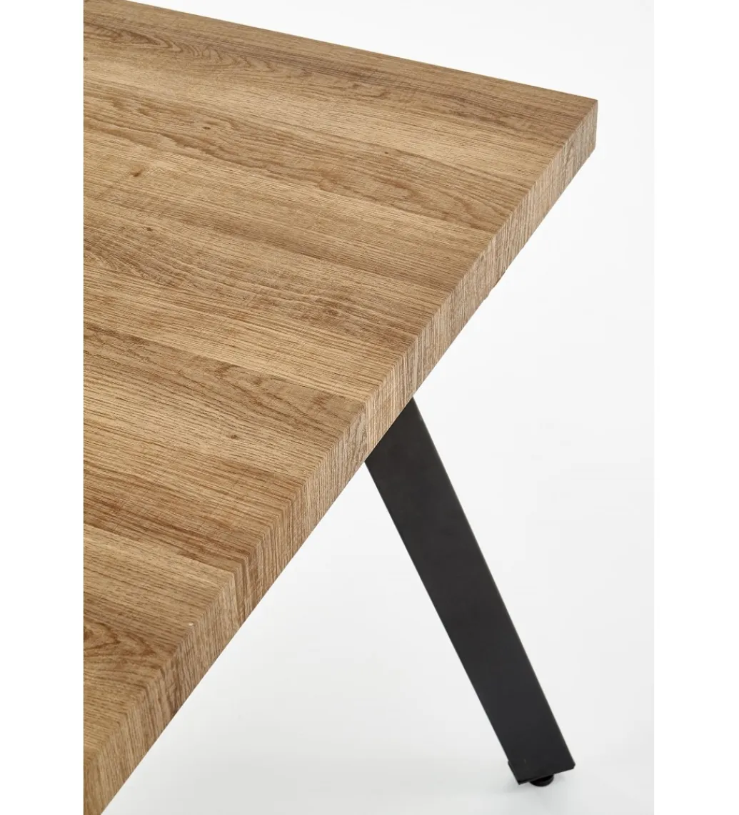 Halmar Stół rozkładany BERLIN 140 cm - 180 cm w kolorze orzecha miodowego