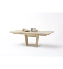 MCA Stół rozkładany ESPERO 140 cm - 220 cm  W Kolorze dąb Bianco