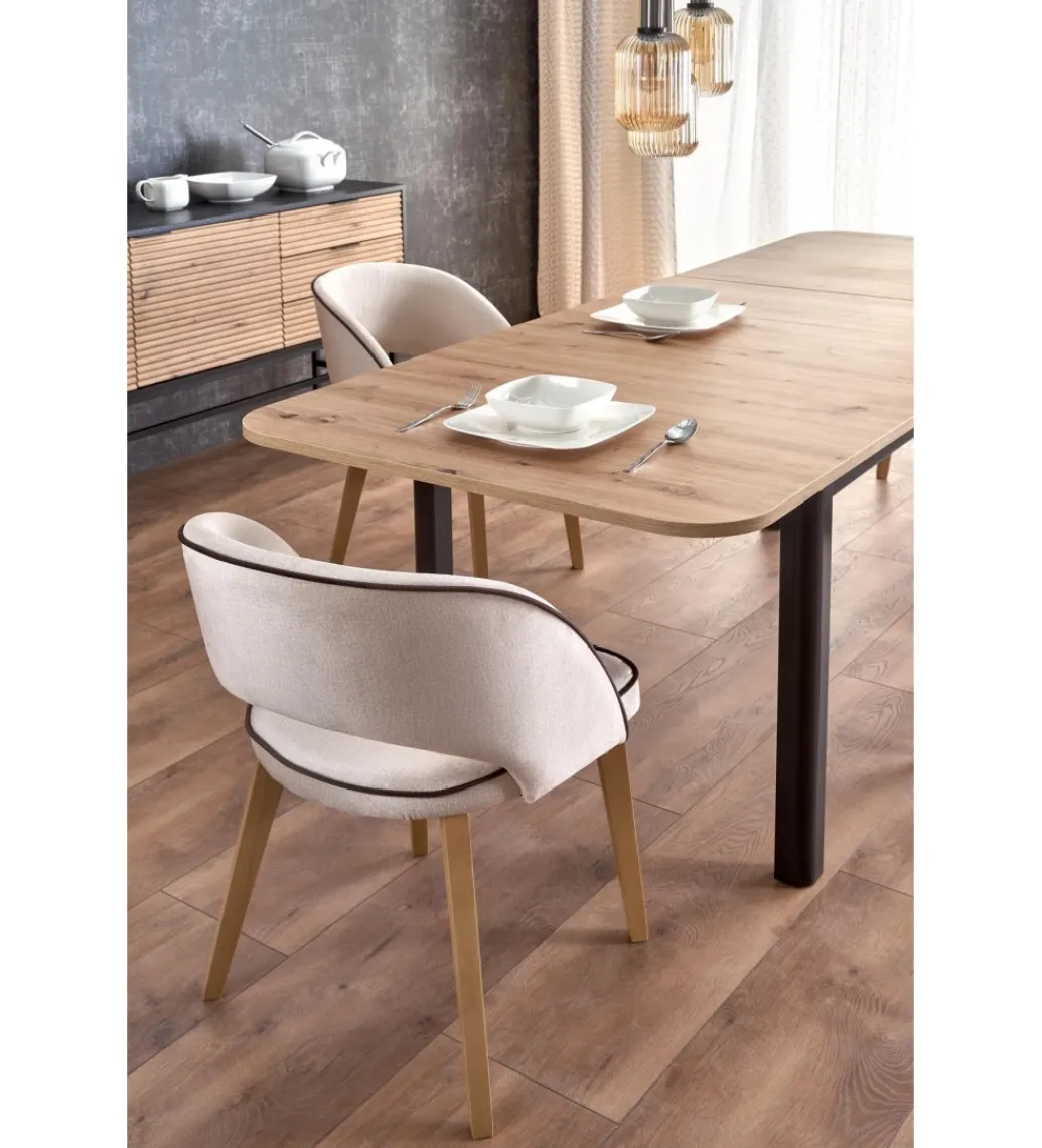 Halmar Stół rozkładany FLORIAN 160 cm - 228 cm w kolorze dąb artisan