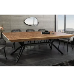 Invicta Interior Stół rozkładany GIANT 200 do 320 cm kolor naturalnego orzecha