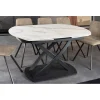 Invicta Interior Stół rozkładany INCEPTION od 130 do 190 cm ceramiczny blat w optyce marmuru