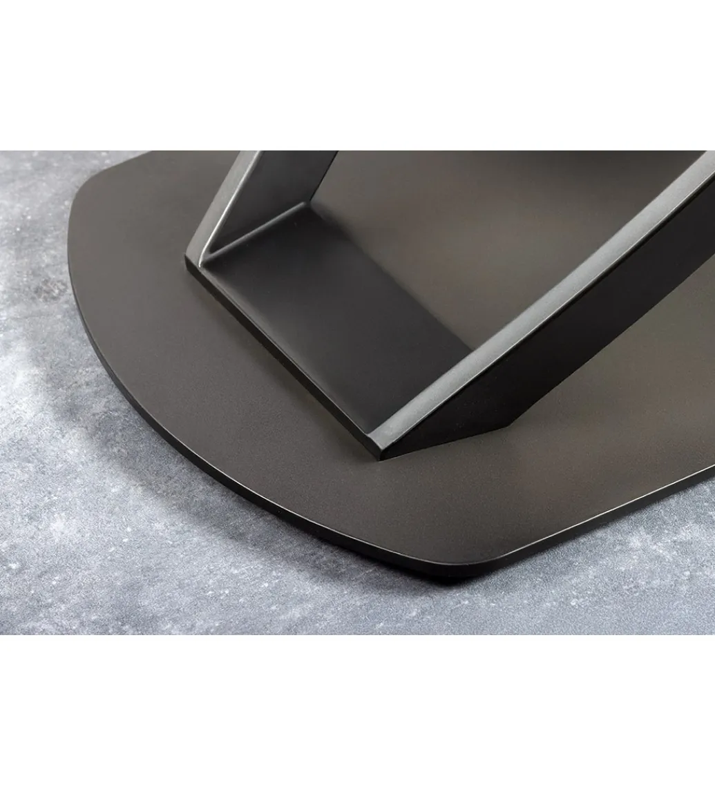 Invicta Interior Stół rozkładany INCEPTION od 130 do 190 cm ceramiczny blat w optyce marmuru