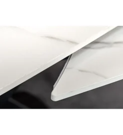 Invicta Interior Stół rozkładany INCEPTION od 130 do 190 cm ceramiczny blat w optyce marmuru