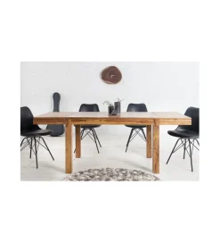 Invicta Interior Stół rozkładany Lagos 120 cm - 200 cm drewno sheesham