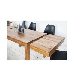Invicta Interior Stół rozkładany Lagos 120 cm - 200 cm drewno sheesham