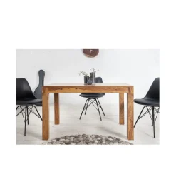 Invicta Interior Stół rozkładany Lagos 120 cm - 200 cm drewno sheesham