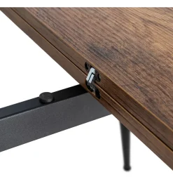 Zona-Design Stół rozkładany MARANO 90 cm odcień orzecha