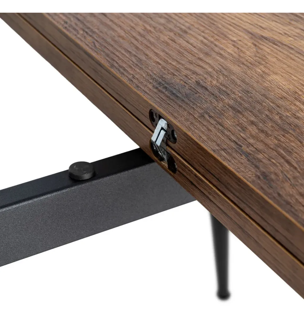 Zona-Design Stół rozkładany MARANO 90 cm odcień orzecha