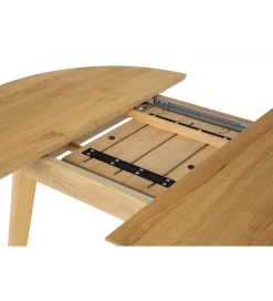 POLSKI DESIGN Stół rozkładany MONEZ 100 cm - 137 cm drewno dąb