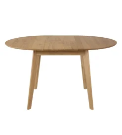POLSKI DESIGN Stół  rozkładany MONEZ 100 cm - 137 cm drewno dąb