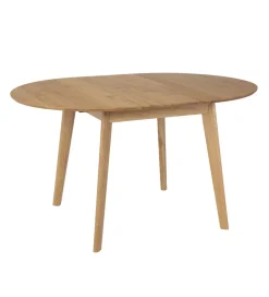 POLSKI DESIGN Stół  rozkładany MONEZ 100 cm - 137 cm drewno dąb