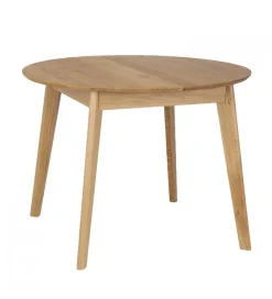 POLSKI DESIGN Stół  rozkładany MONEZ 100 cm - 137 cm drewno dąb