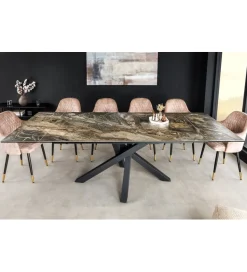 Invicta Interior Stół Rozkładany MONTREAL Marvelous 180 Cm - 220 Cm - 260 Cm Ceramika W Optyce Marmuru