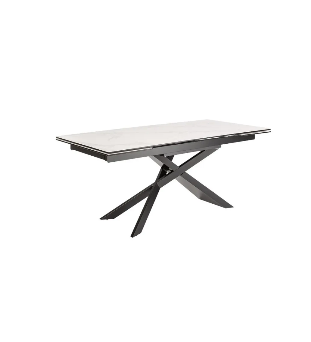 Invicta Interior Stół rozkładany ONTARIO Euphoria 180 cm - 220 cm - 260 cm ceramika w optyce marmuru