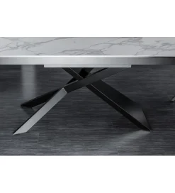 Invicta Interior Stół rozkładany ONTARIO Euphoria 180 cm - 220 cm - 260 cm ceramika w optyce marmuru