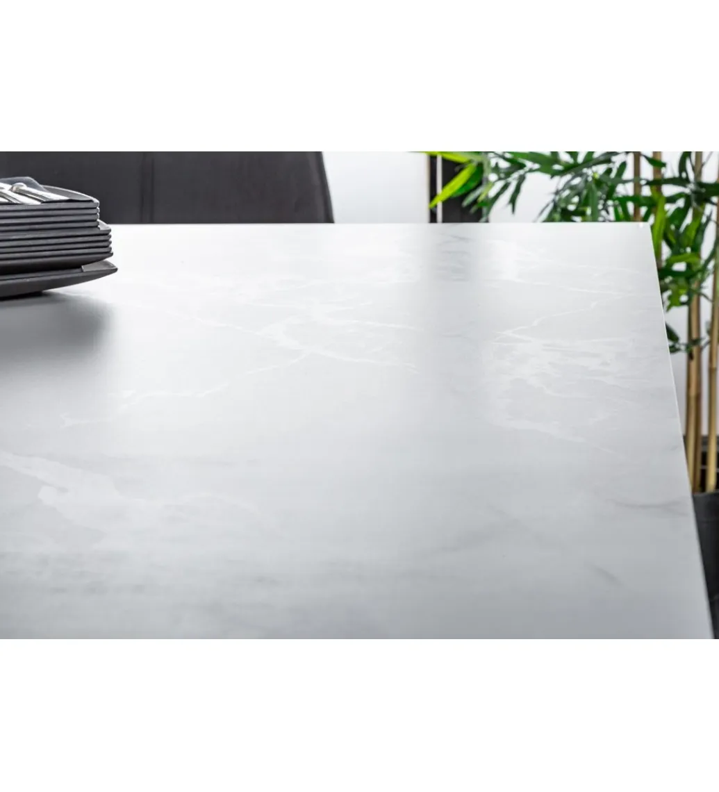 Invicta Interior Stół rozkładany ONTARIO Euphoria 180 cm - 220 cm - 260 cm ceramika w optyce marmuru