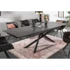 Invicta Interior Stół Rozkładany ONTARIO Euphoria 180 Cm - 220 Cm - 260 Cm ceramika antracytowy Lava