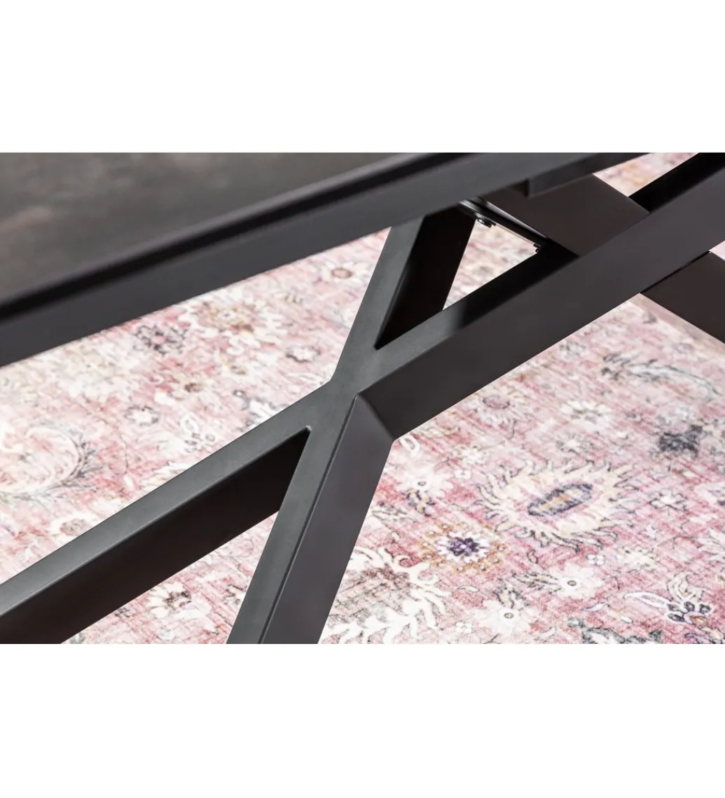 Invicta Interior Stół Rozkładany ONTARIO Euphoria 180 Cm - 220 Cm - 260 Cm ceramika antracytowy Lava