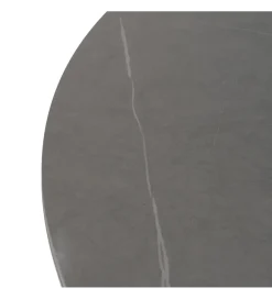 Zona-Design Stół rozkładany PATARASO 120 cm ceramika szara nogi czarne