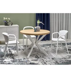 Halmar Stół rozkładany PERONI II 100 cm - 250 cm w kolorze dąb złoty