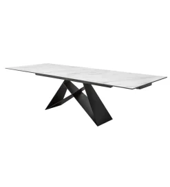 Invicta Interior Stół rozkładany PLATON Prometheus 180 cm - 260 cm ceramika w optyce marmuru