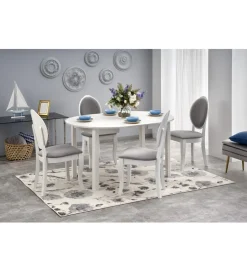 Halmar Stół rozkładany RINGO 102 cm - 142 cm biały