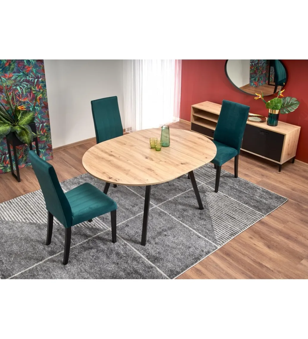 Halmar Stół rozkładany RUBEN 102 cm - 142 cm w kolorze dąb artisan