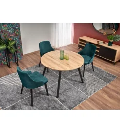 Halmar Stół rozkładany RUBEN 102 cm - 142 cm w kolorze dąb artisan