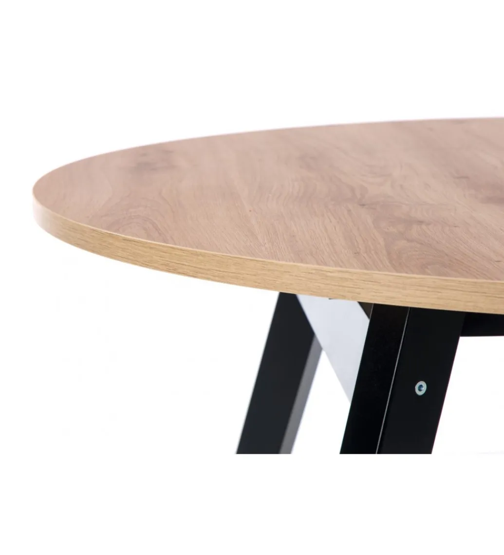 Halmar Stół rozkładany RUBEN 102 cm - 142 cm w kolorze dąb artisan