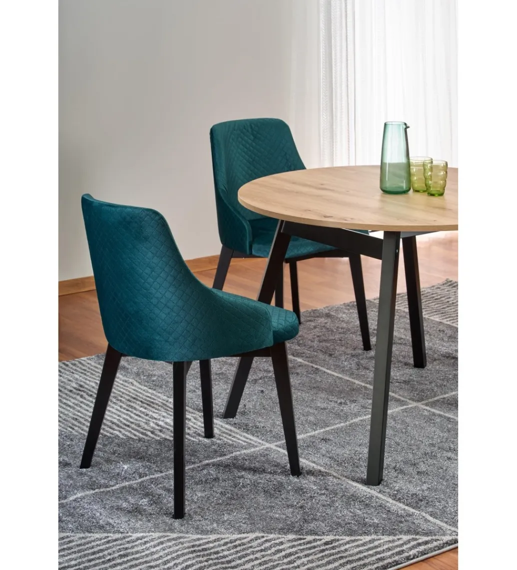 Halmar Stół rozkładany RUBEN 102 cm - 142 cm w kolorze dąb artisan