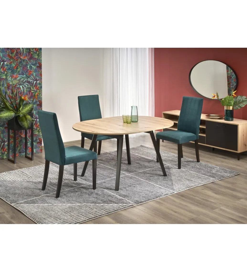 Halmar Stół rozkładany RUBEN 102 cm - 142 cm w kolorze dąb artisan