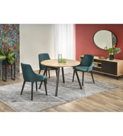 Halmar Stół rozkładany RUBEN 102 cm - 142 cm w kolorze dąb artisan