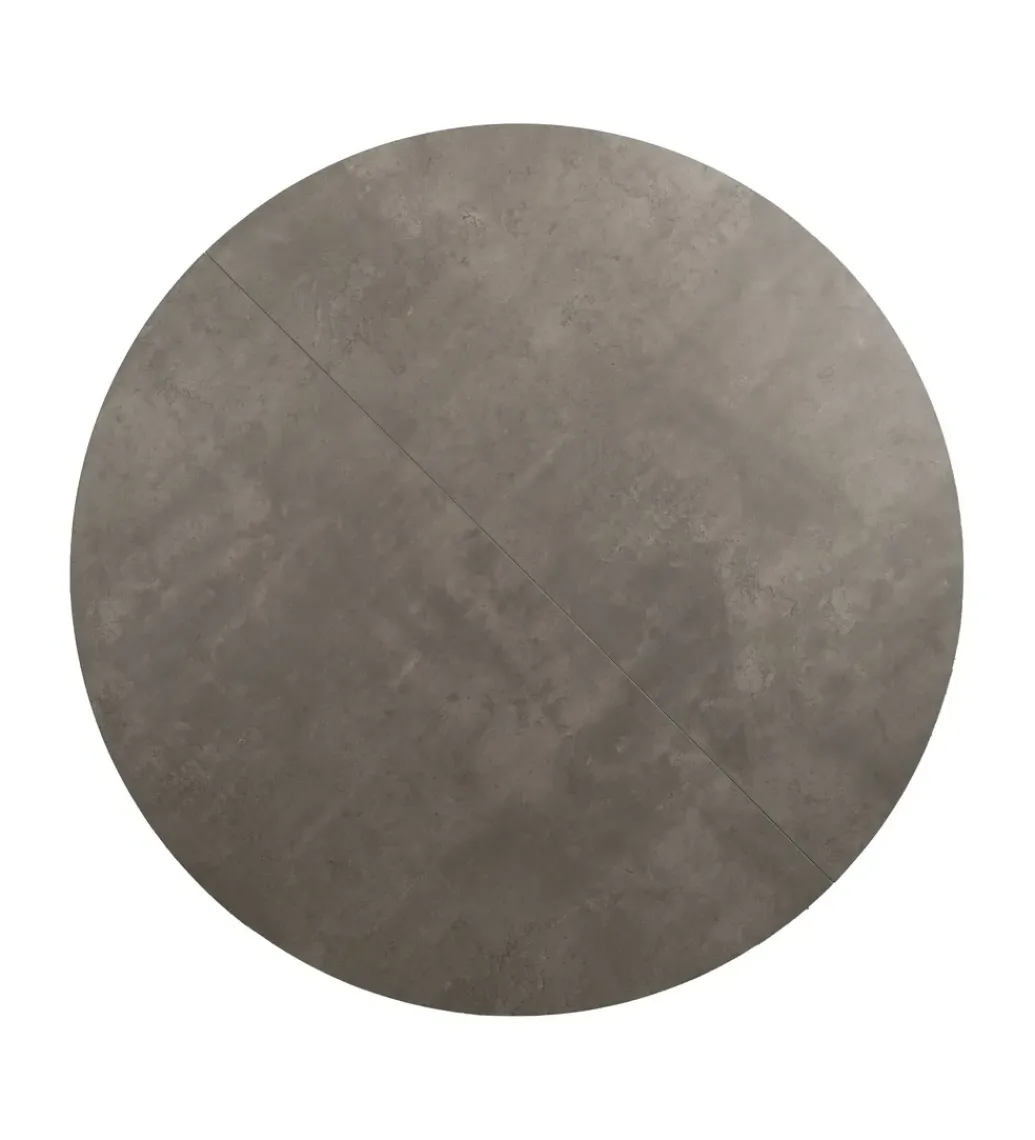 Zona-Design Stół rozkładany TURAMON 120 cm szary czarny