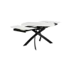 KDesign Stół rozkładany TWIST od 120 do 180 cm ceramika w optyce kamienia