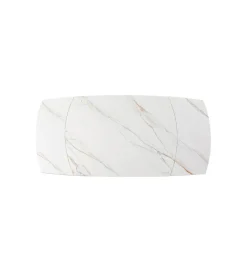 KDesign Stół rozkładany TWIST od 120 do 180 cm ceramika w optyce kamienia