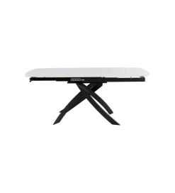KDesign Stół rozkładany TWIST od 120 do 180 cm ceramika w optyce kamienia