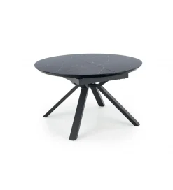 Halmar Stół rozkładany VERTIGO 130 cm - 180 cm w optyce czarnego marmuru