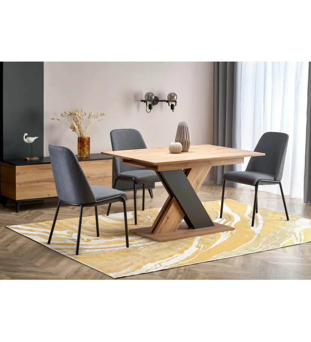 Halmar Stół rozkładany XARELTO 130 cm - 175 cm w kolorze dąb wotan