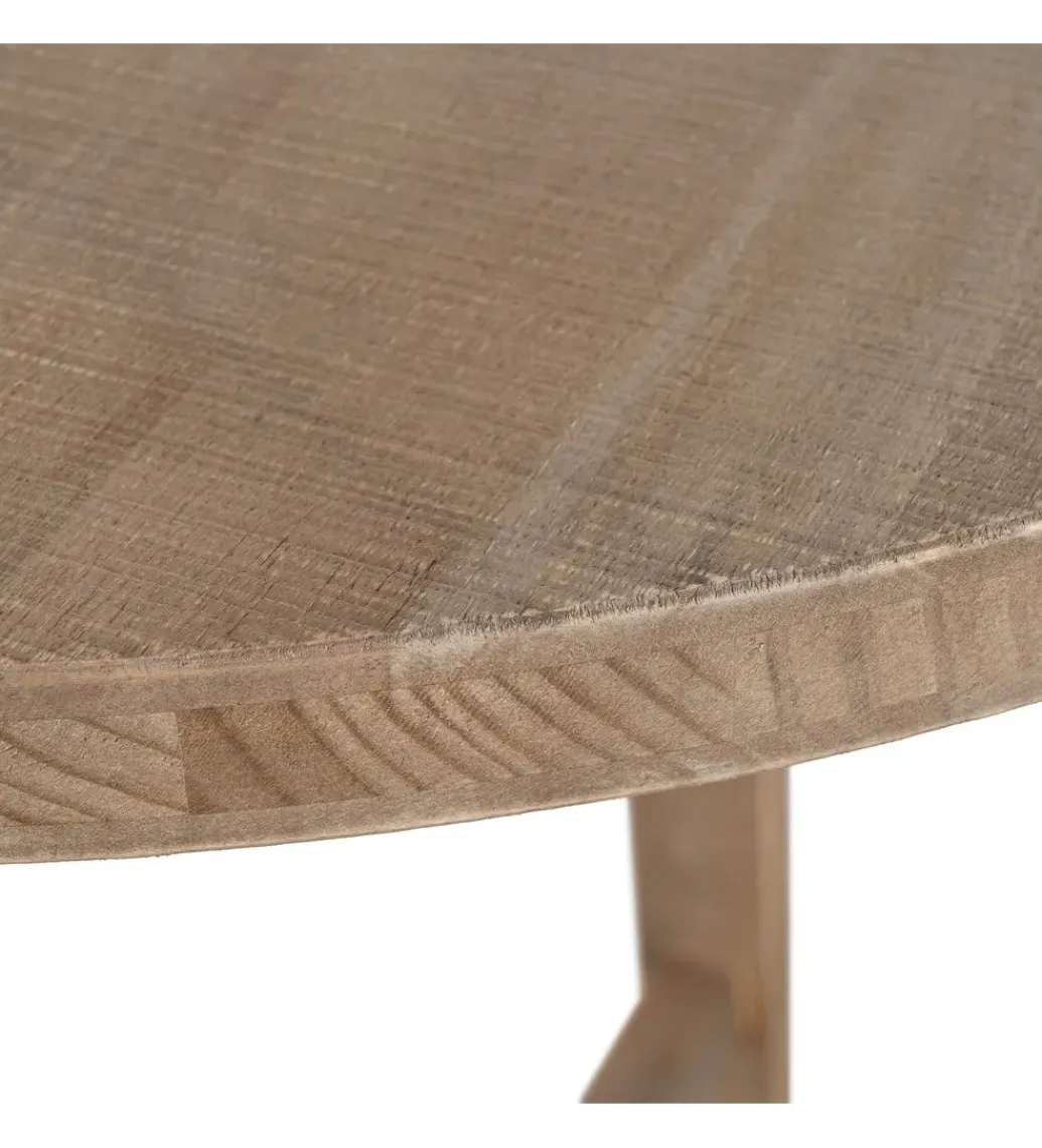 Zona-Design Stół RUBBERY 102 cm drewno kauczuk naturalne