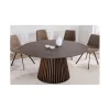 Invicta Interior Stół SANZA 120 cm w optyce dąb ciemny