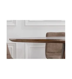 Invicta Interior Stół SANZA 120 cm w optyce dąb ciemny